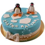 Tort z pingwinem Pingu
