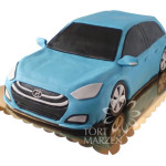 Tort samochód 3D hyundai