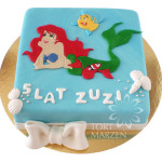Tort z Małą Syrenką - Ariel