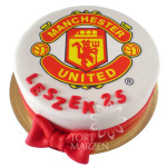 Foto tort z herbem Manchester United