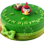 Tort z figurką Angry Birds