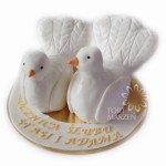 Tort Gołębie na rocznicę ślubu