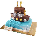 Tort 3D Arka Noego na Chrzest Święty