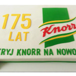 Tort firmowy, tort na urodziny Knorr, tort z logo firmy