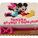 Tort z Myszką Miki i Minnie