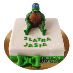 Tort z figurką Żółwia Ninja