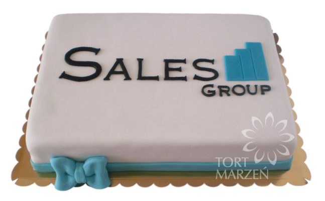 Tort firmowy z logo